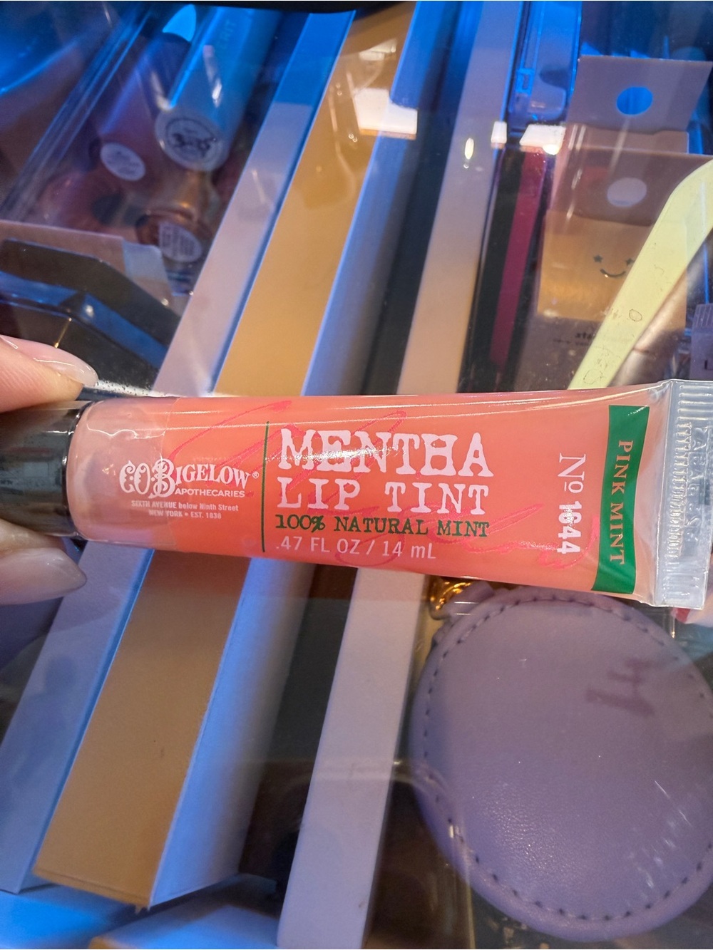Bath & Body Works Pink Mint Lip Tint Gloss Tube